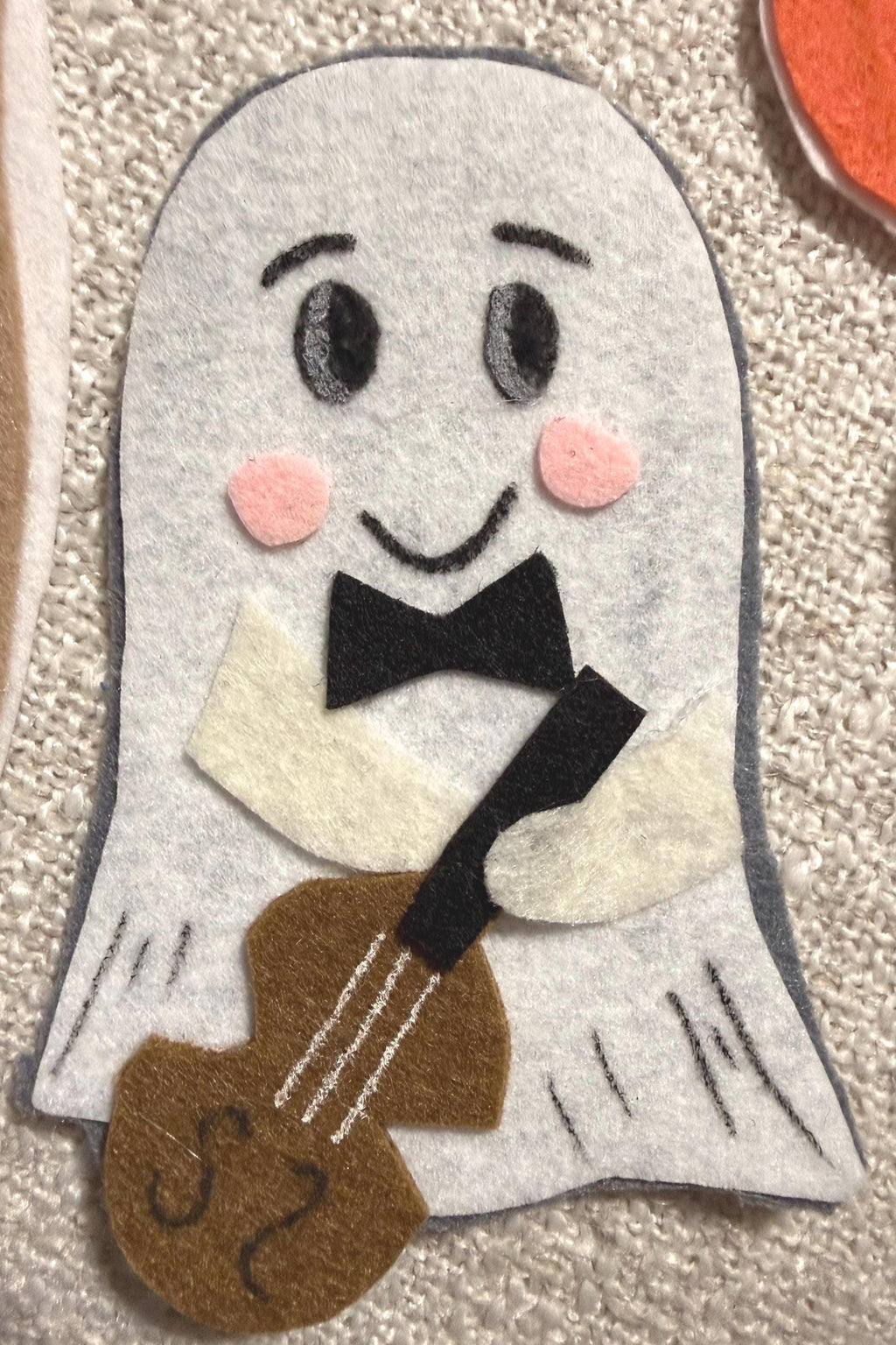 Gustavo the Shy Ghost Felt Story Set - Handmade Storytelling