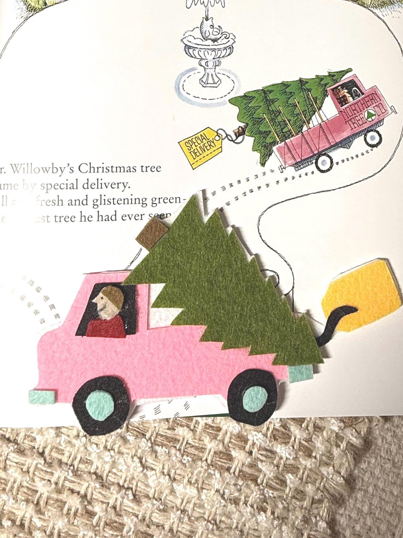 Christmas Tree Felt Story Set for kids|  Handmade Holiday Flannel board set