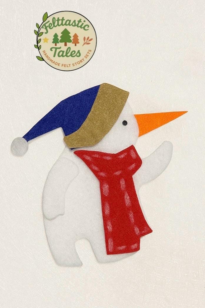 Little Red Sleigh Christmas Felt Story Set | Christmas Flannel Board Set