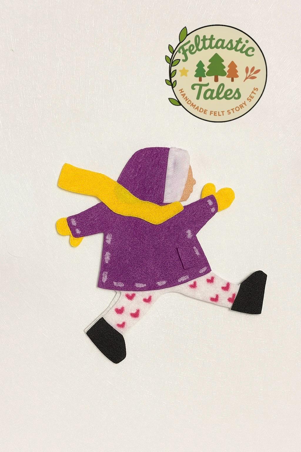 Little Red Sleigh Christmas Felt Story Set | Christmas Flannel Board Set