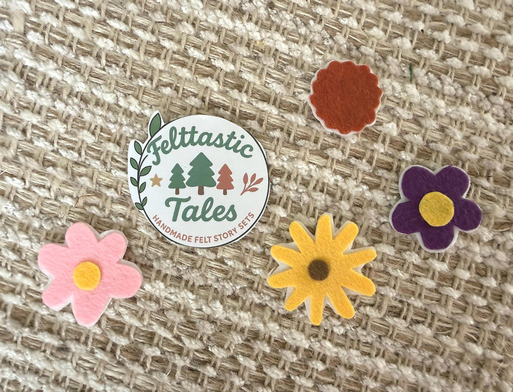 Spring Felt Story Set | Goodbye Winter Hello Spring | Preschool Literacy Center | Flannel Board Activity