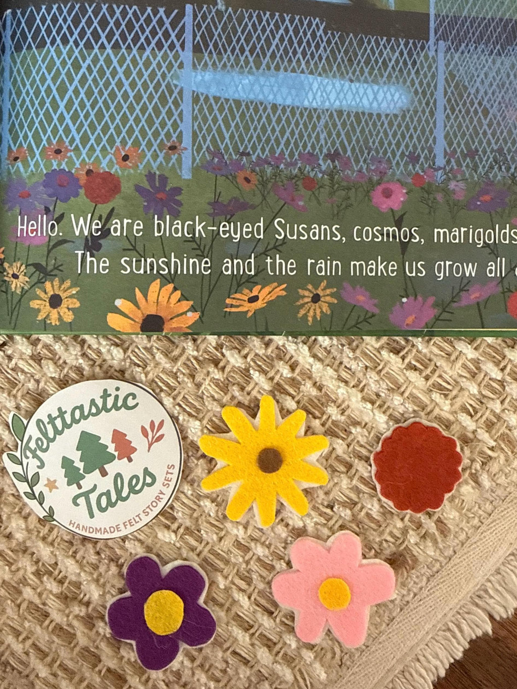 Spring Felt Story Set | Goodbye Winter Hello Spring | Preschool Literacy Center | Flannel Board Activity