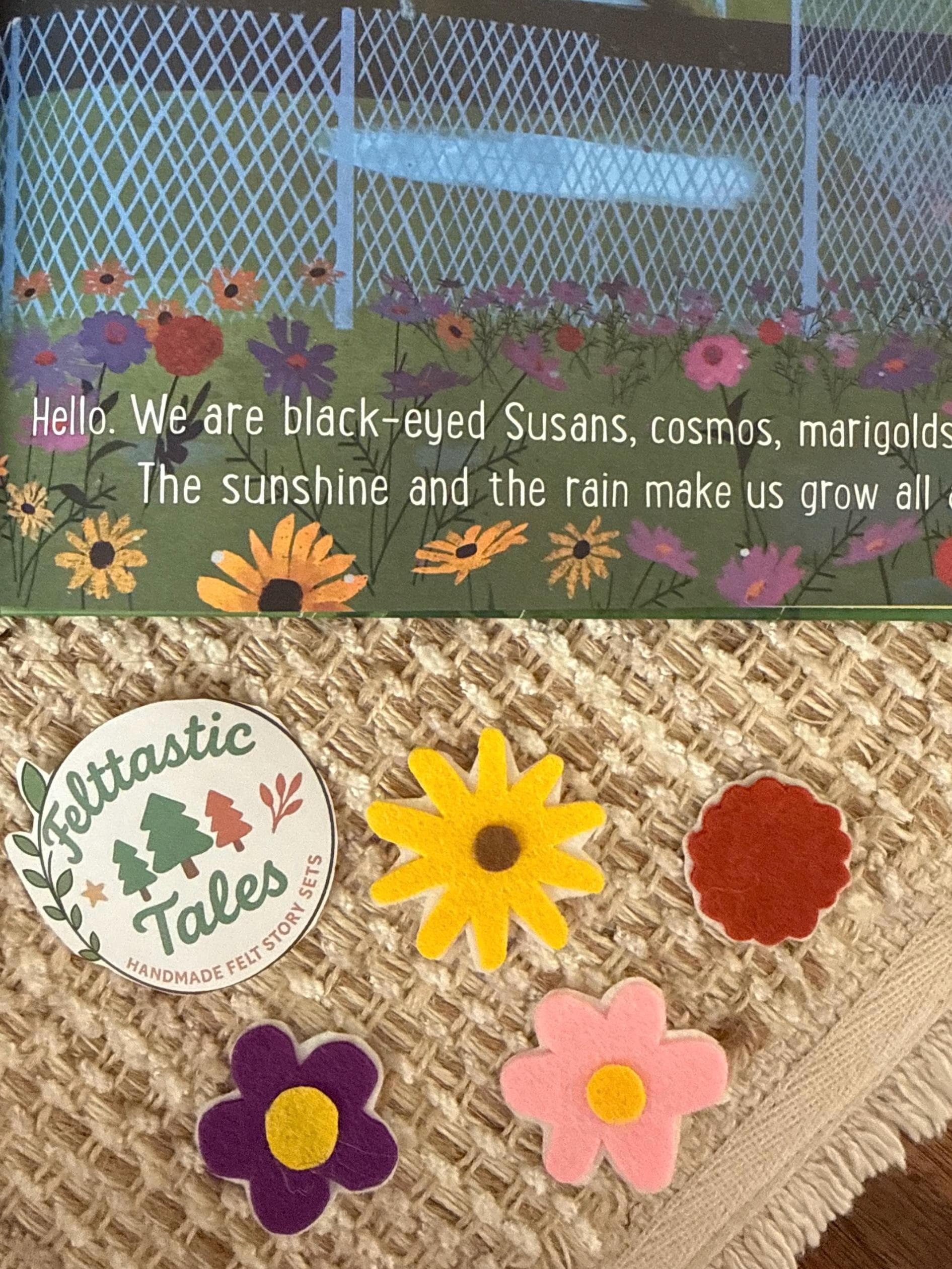 Spring Felt Story Set | Goodbye Winter Hello Spring | Preschool Literacy Center | Flannel Board Activity