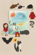 Handmade Felt Story Set: Cat Wishes Literacy Activity