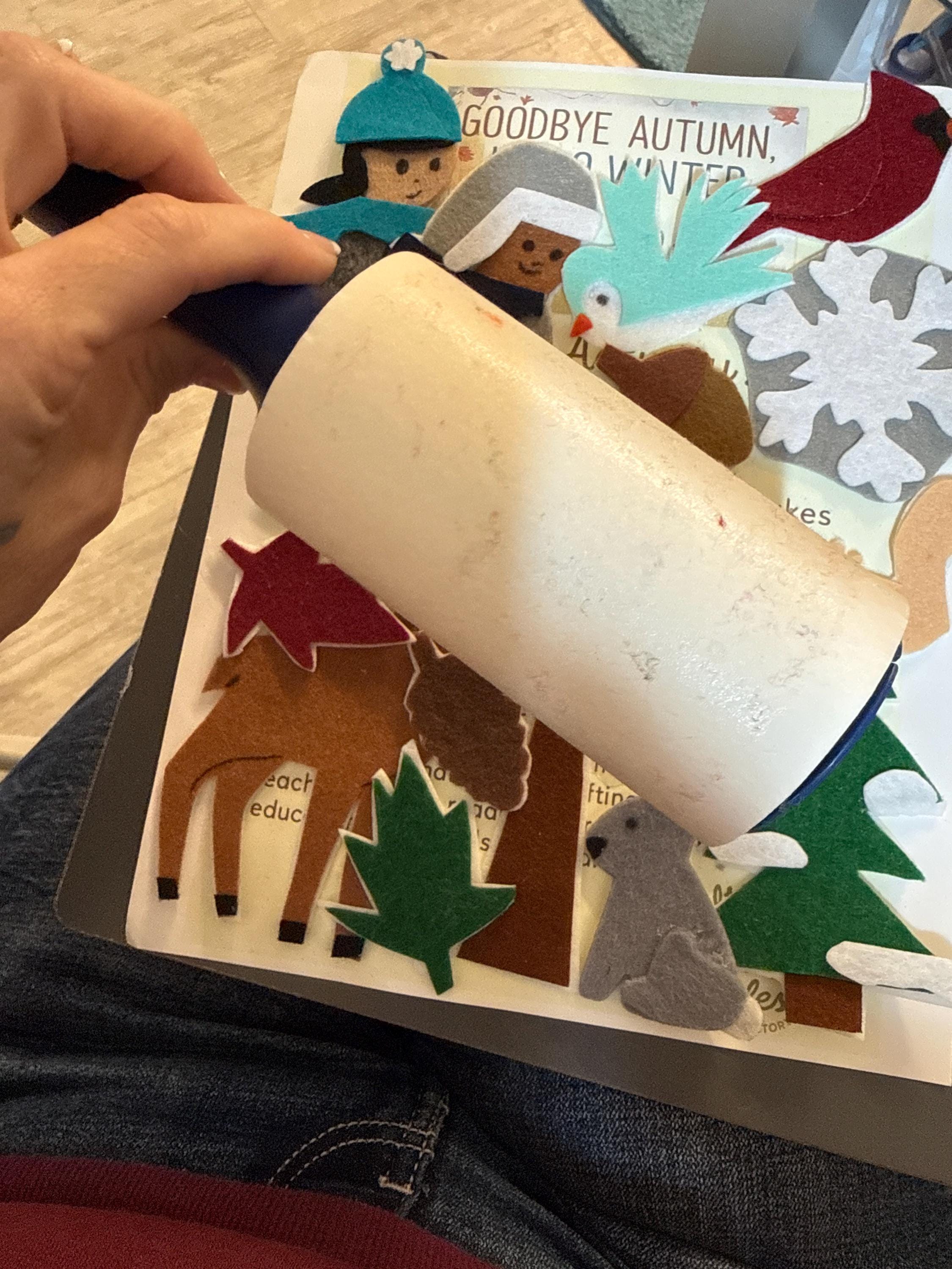 Goodbye Autumn Hello Winter  Flannel Board Activity | Felt Story | book companion