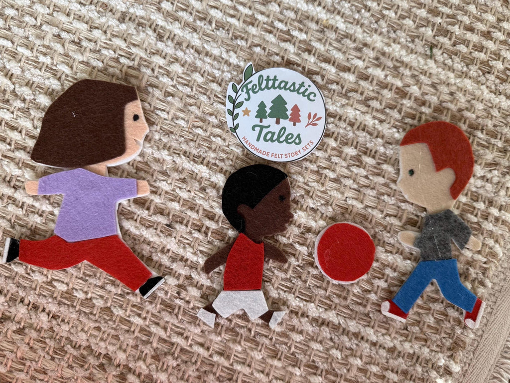 Spring Felt Story Set | Goodbye Winter Hello Spring | Preschool Literacy Center | Flannel Board Activity