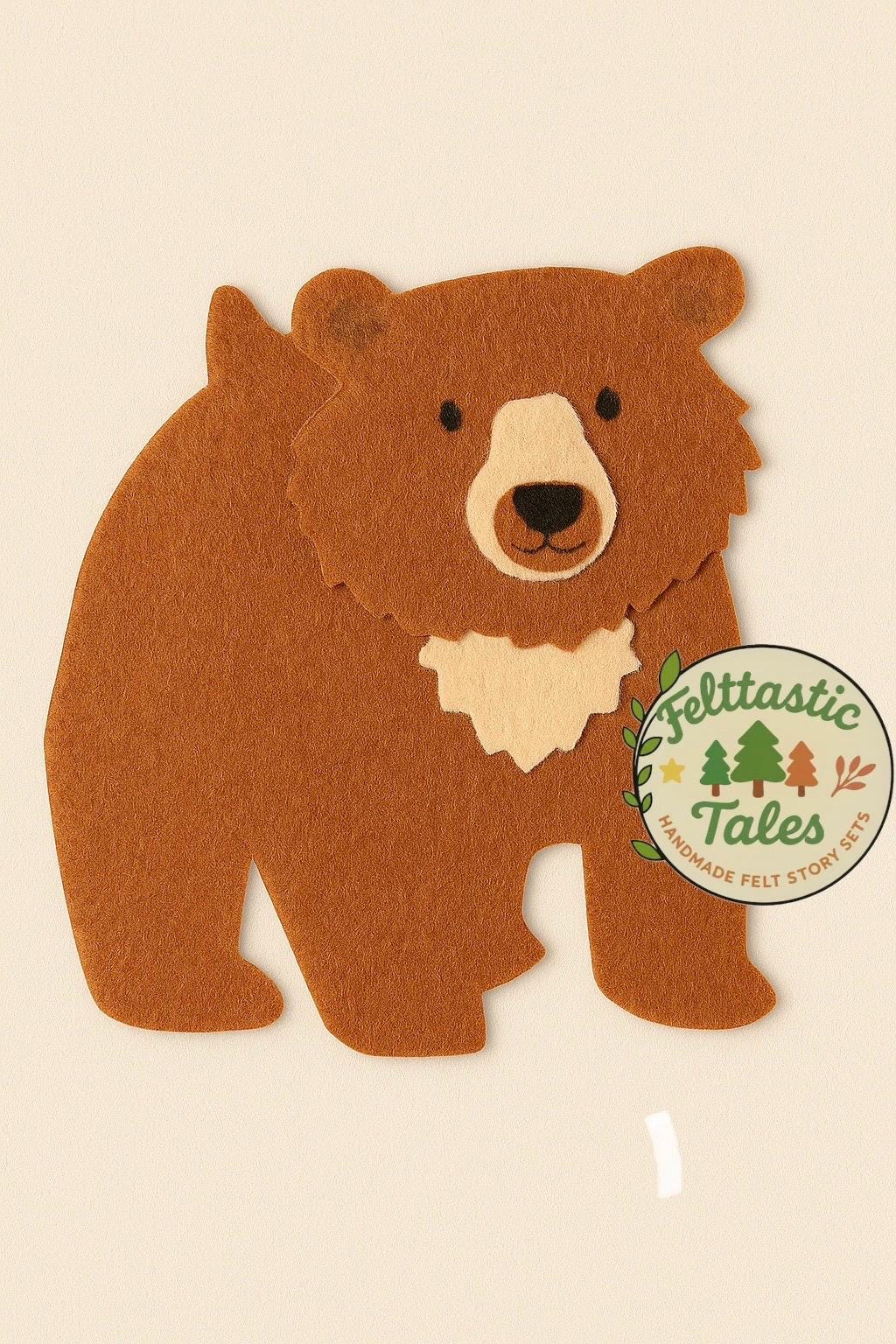 The Mitten Felt Story Set | Preschool Winter Literacy Activity | Story Retelling Set | Montessori Felt Board