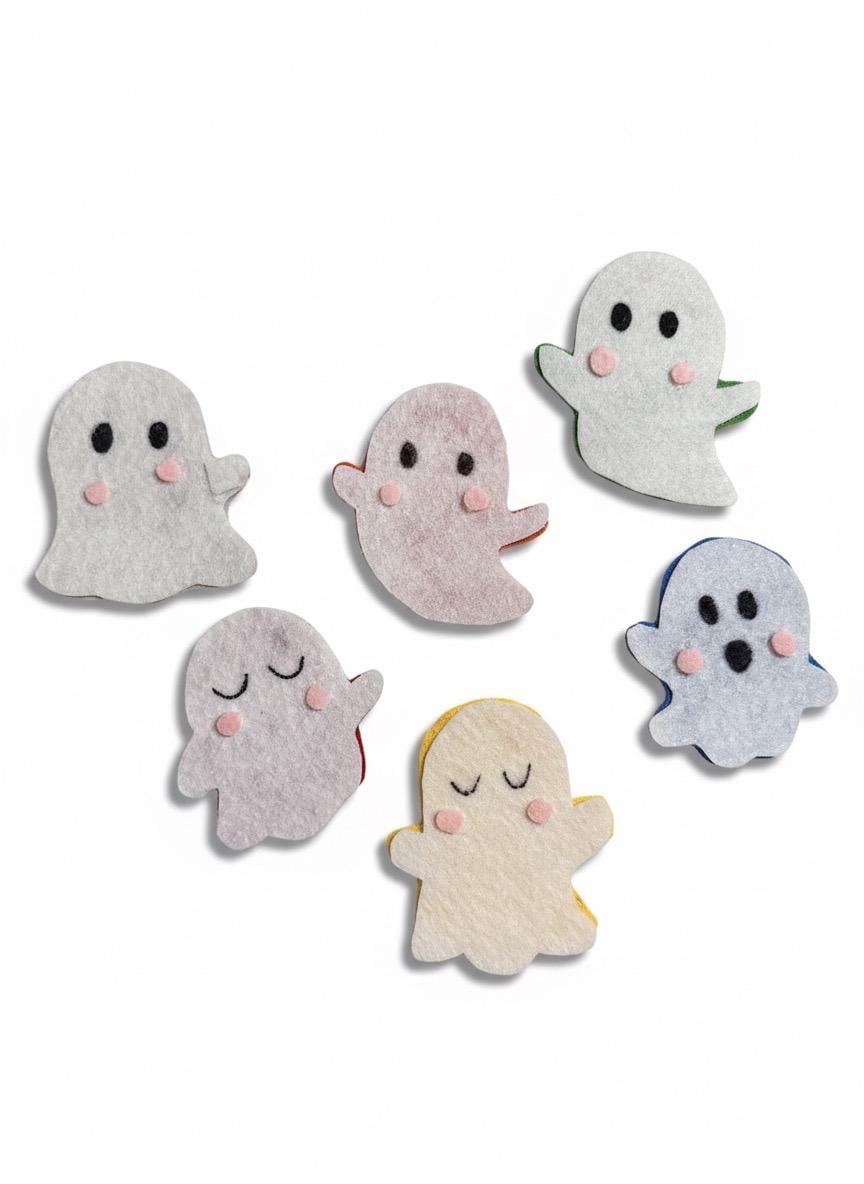 Chocolate Chip Ghost Felt Story Set: Interactive Learning