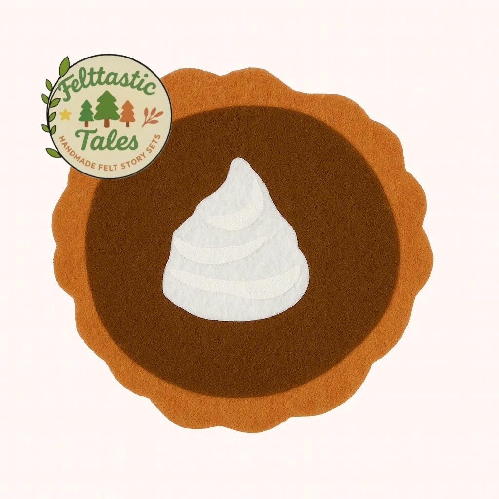 Christmas Pie  Flannel board set and rhyme activity | Felt set kids gift