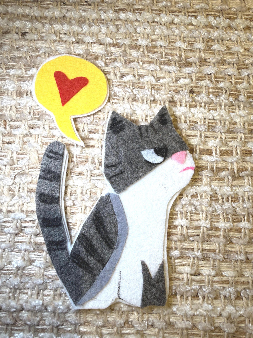 Handmade Felt Story Set: Cat Wishes Literacy Activity