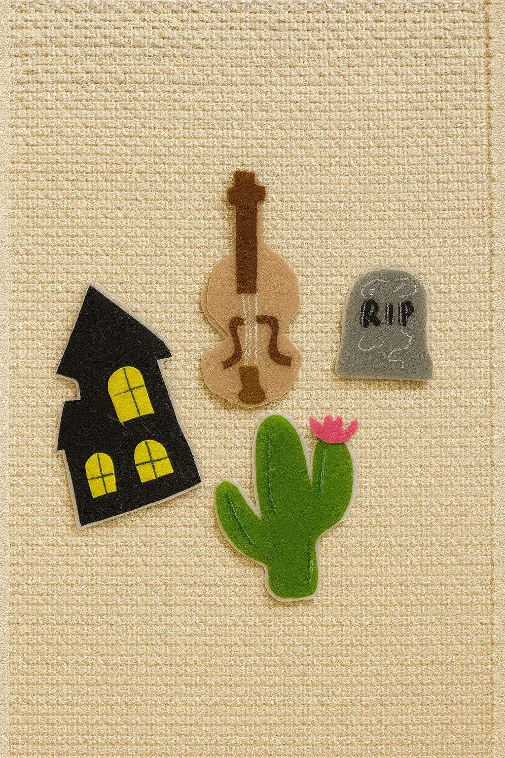 Gustavo the Shy Ghost Felt Story Set: Handmade Storytelling Props