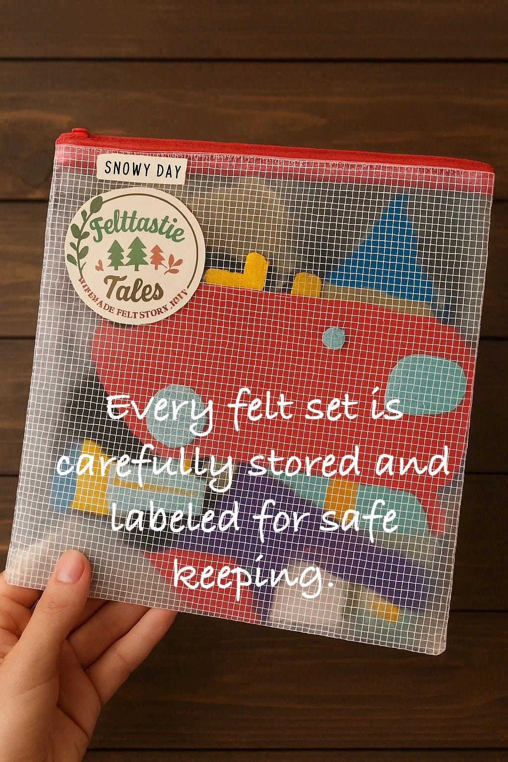 The Snowy Day Felt Story Set | Winter Preschool Activity | Story Retelling | Montessori & Literacy Learning Companion