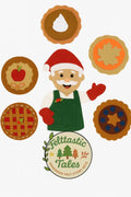 Christmas Pie  Flannel board set and rhyme activity | Felt set kids gift