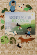 Goodbye Winter Hello Spring Felt Story Set |  Spring Preschool Literacy Center | Flannel Board Activity