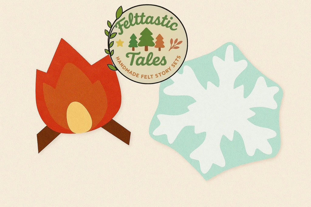 The Mitten Felt Story Set | Preschool Winter Literacy Activity | Story Retelling Set | Montessori Felt Board