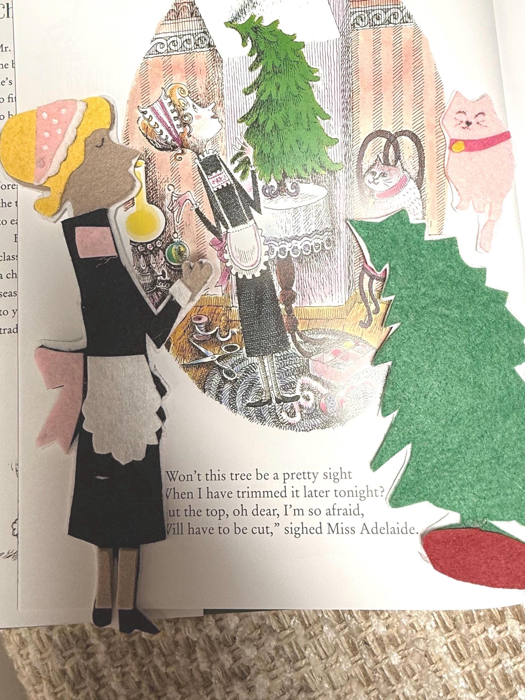 Christmas Tree Felt Story Set for kids|  Handmade Holiday Flannel board set