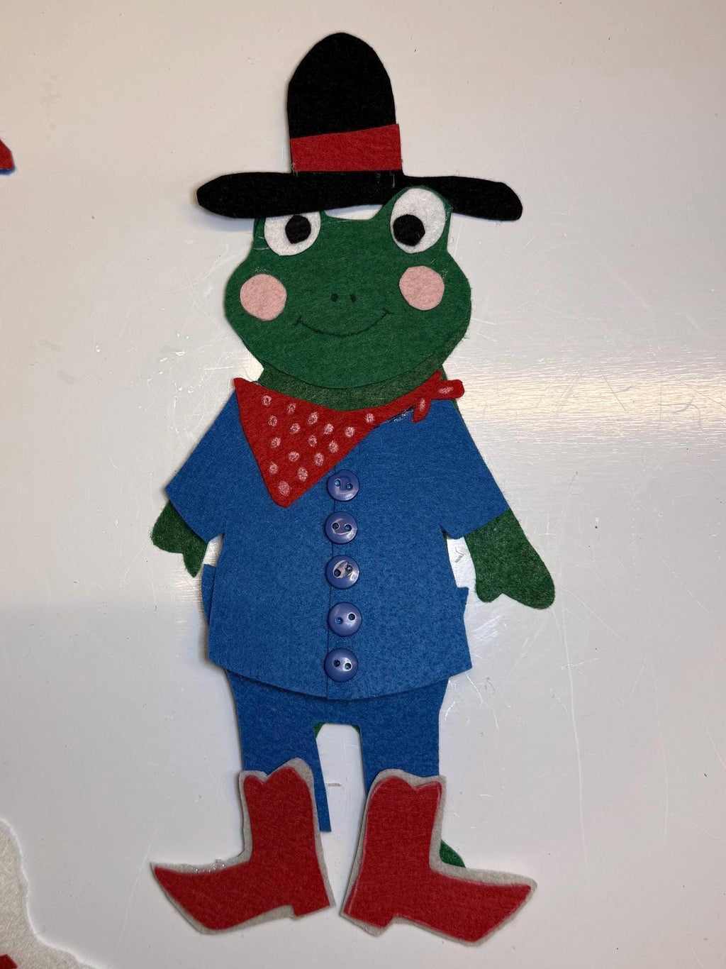 Froggy's Halloween Felt Story Set: Preschool Flannel Board Activity