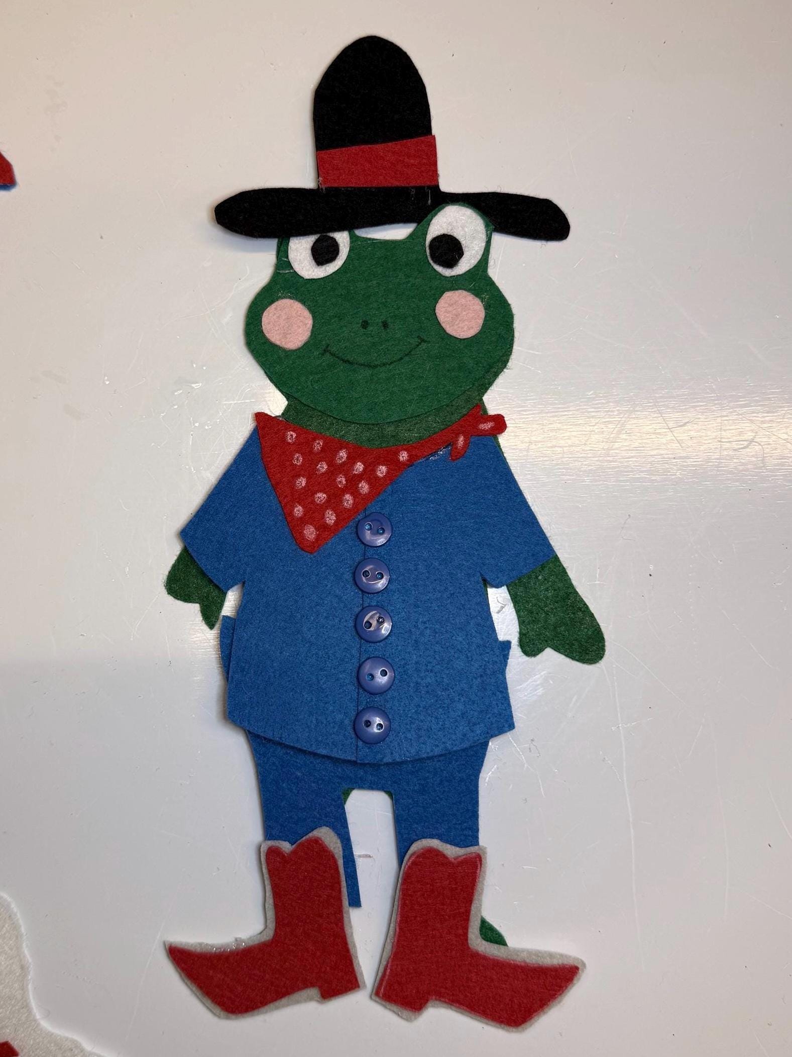 Froggy's Halloween Felt Story Set: Preschool Flannel Board Activity