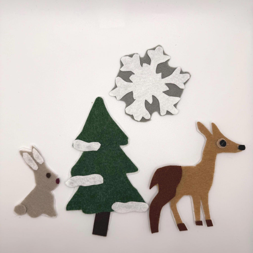 Goodbye Autumn Hello Winter  Flannel Board Activity | Felt Story | book companion