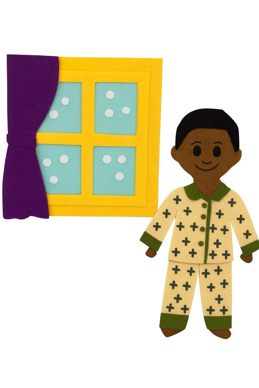 The Snowy Day Felt Story Set | Winter Preschool Activity | Story Retelling | Montessori & Literacy Learning Companion