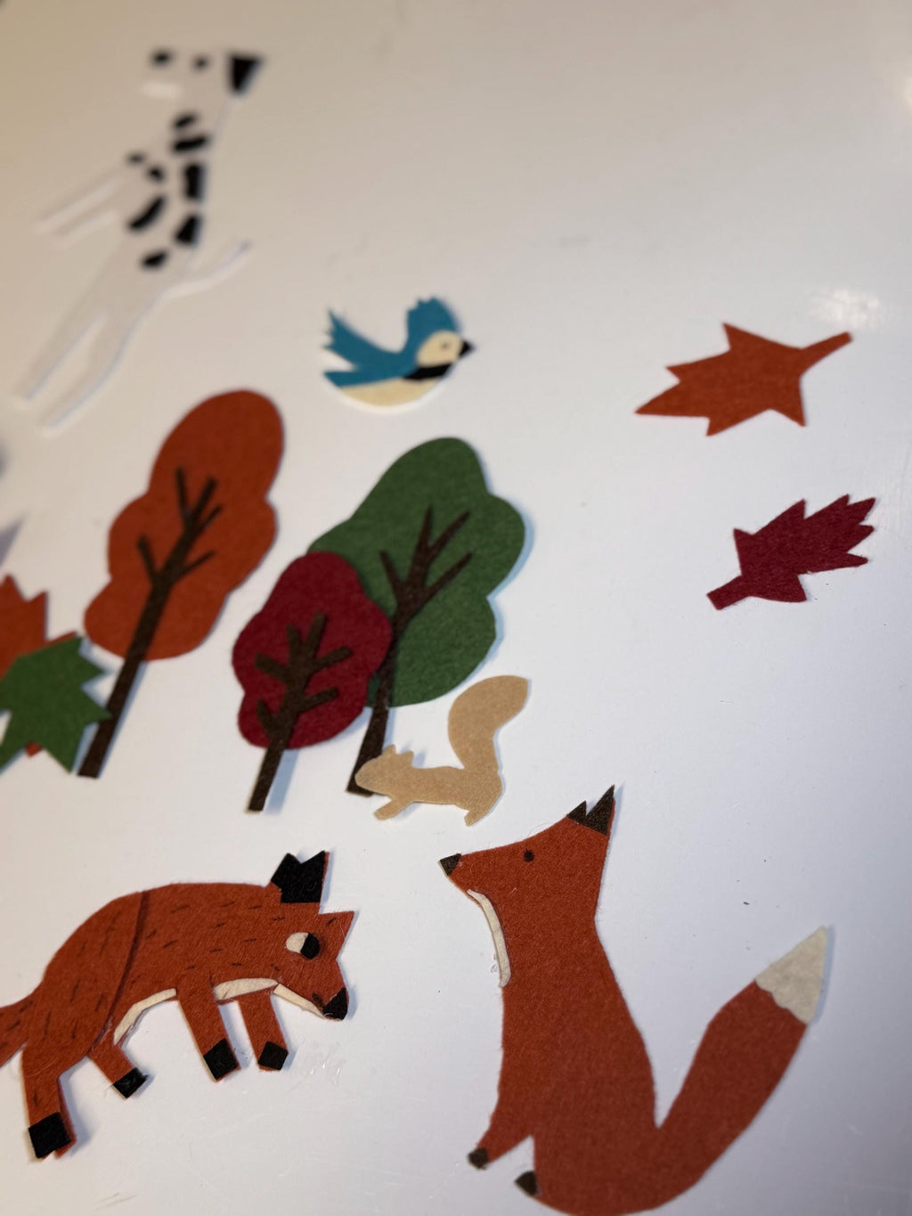 Goodbye Summer Hello Autumn felt story set