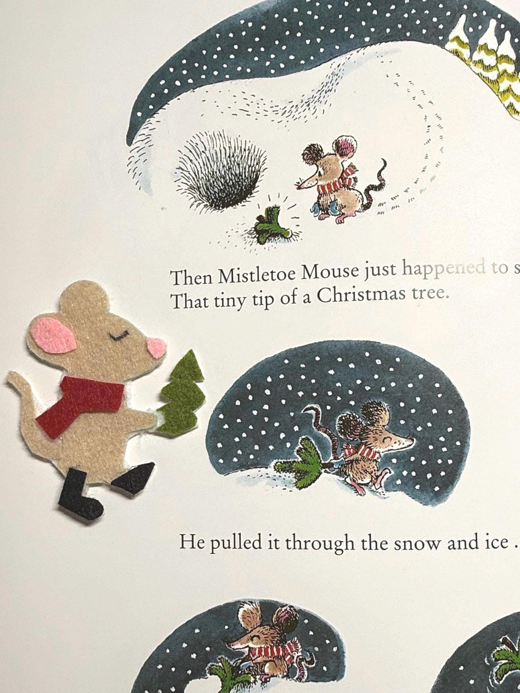 Christmas Tree Felt Story Set for kids|  Handmade Holiday Flannel board set