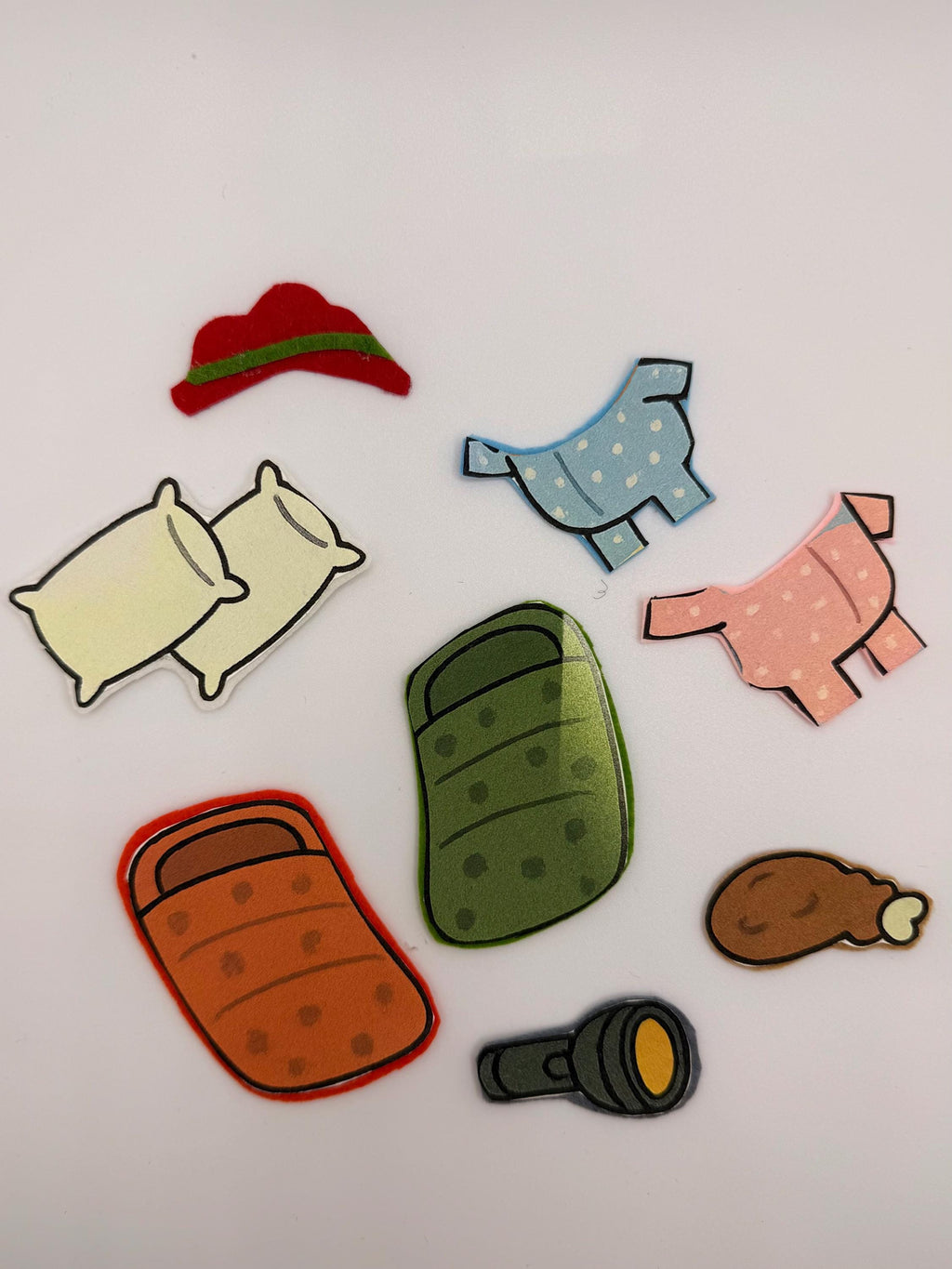 Bluey's Sleepover Felt Story Set: Interactive Pretend Play