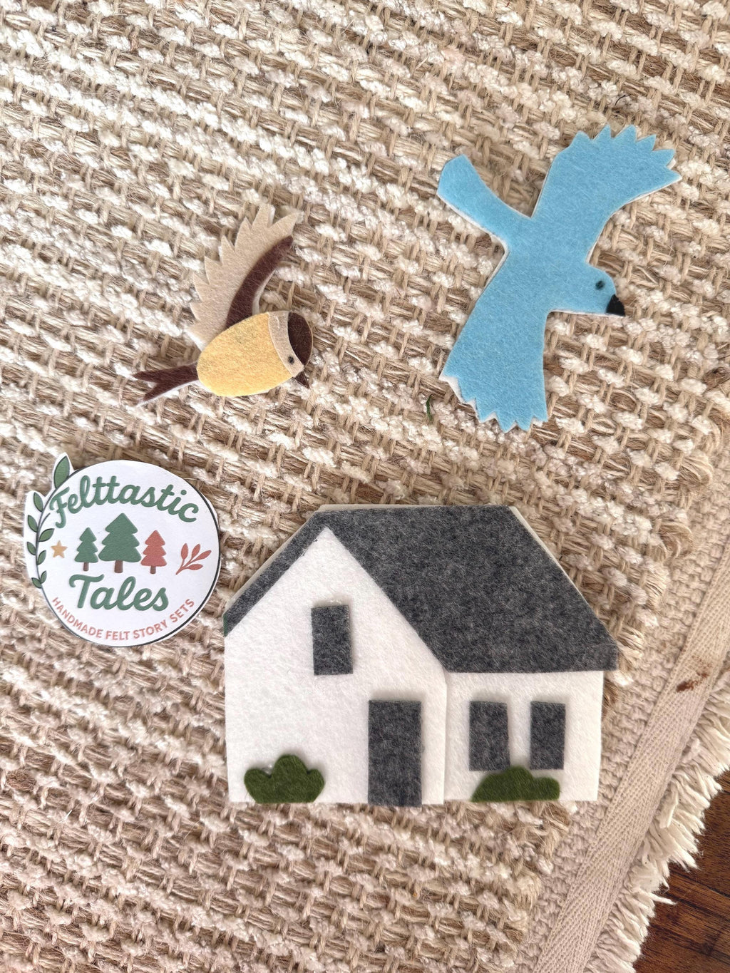 Spring Felt Story Set | Goodbye Winter Hello Spring | Preschool Literacy Center | Flannel Board Activity