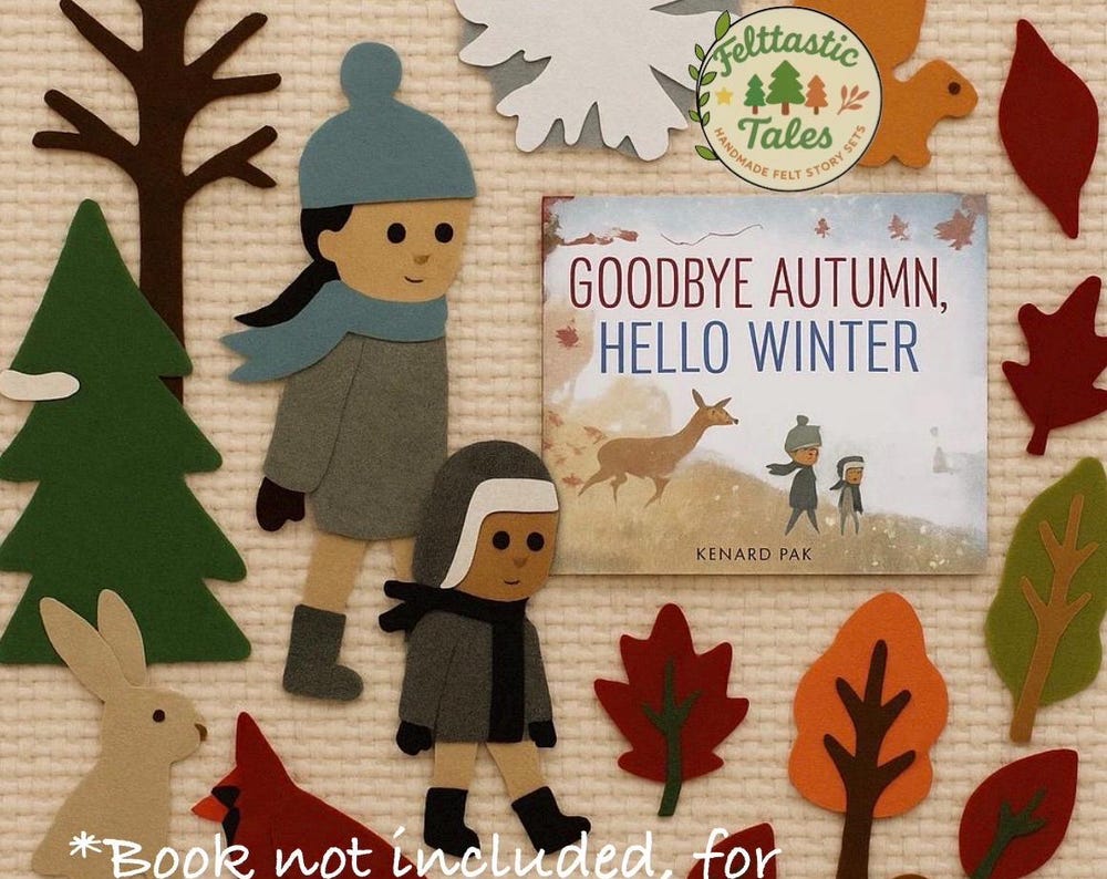Goodbye Autumn Hello Winter Flannel Board Activity